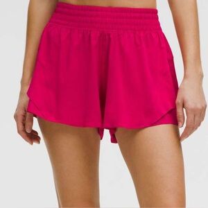 Lululemon Shake It Out High Rise Running Short 2.5” in Passionate